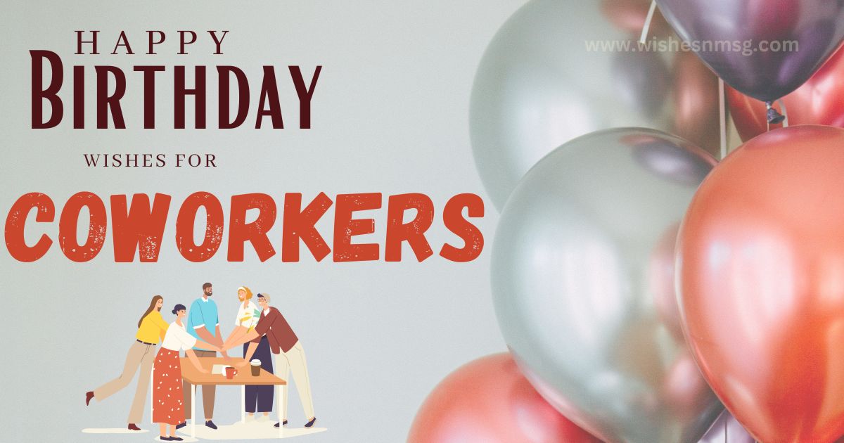 Happy Birthday Wishes for Coworker